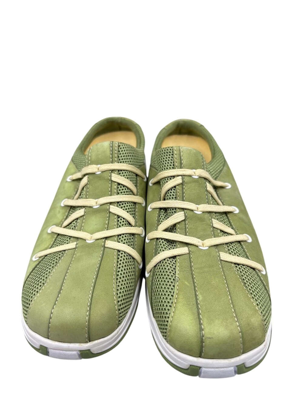 Cole Haan NikeAir Shoes Womens Size 10 Green Slip On Comfort Walking Sneakers